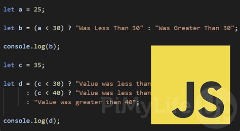 ternary operator c++|how to use ternary operator in javascript.